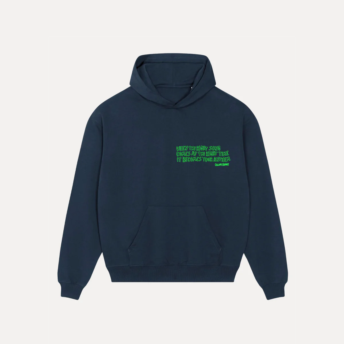 Calum Bowie - Oversized Anthem Hoodie